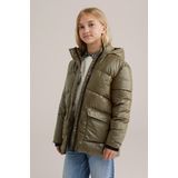 WE Fashion - Winterjas - Met Capuchon - Glanzend Materiaal