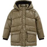 WE Fashion - Winterjas - Met Capuchon - Glanzend Materiaal
