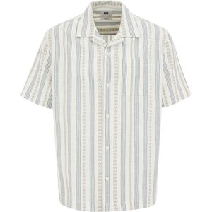 WE Fashion - Heren Regular Fit Overhemd - Beige - Katoen