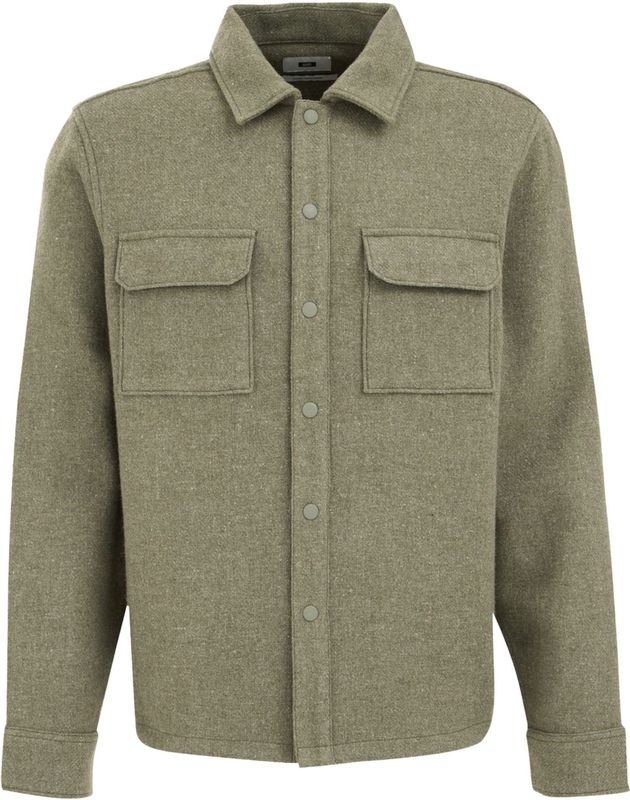 WE Fashion Tussenjas  olijfgroen