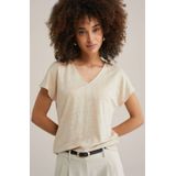 WE Fashion Shirt  beige gemêleerd