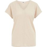 WE Fashion Shirt  beige gemêleerd