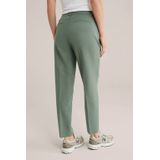 WE Fashion - Tapered Regular Waist Pantalon - Groen