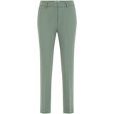 WE Fashion - Tapered Regular Waist Pantalon - Groen