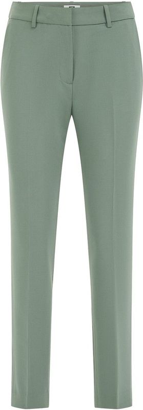 WE Fashion - Tapered Regular Waist Pantalon - Groen