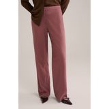 Pantalon - Jersey - Zwart - Regular Fit - Stretch