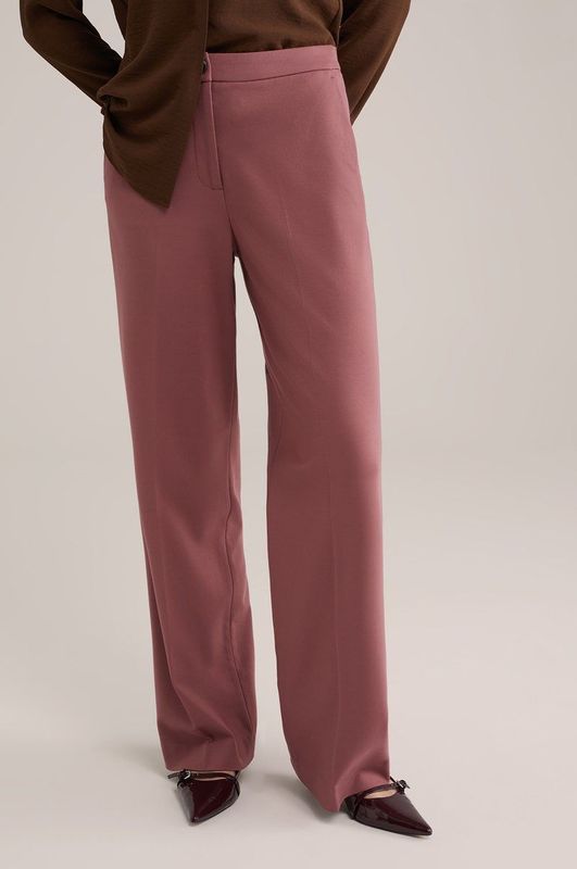 Pantalon - Jersey - Regular Fit - Stretch - Knoop- en Ritssluiting