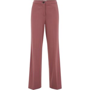 Pantalon - Jersey - Zwart - Regular Fit - Met Steekzakken