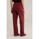 Pantalon - Jersey - Zwart - Regular Fit - Met Steek- en Paspelzakken