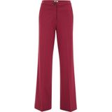 Pantalon - Jersey - Zwart - Regular Fit - Met Steek- en Paspelzakken