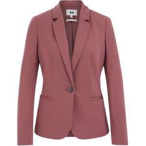 WE Fashion - Dames Blazer - Rose - Jersey - Met Stretch - Viscose