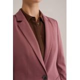 WE Fashion - Dames Blazer - Rose - Jersey - Getailleerd