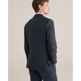 WE Fashion - Heren Slim Fit Blazer - Lichtblauw - Met Structuur