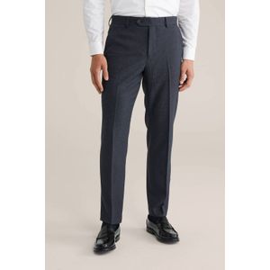 WE Fashion - Slim Fit Pantalon - Donkerblauw - Heren