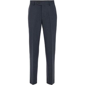 WE Fashion - Slim Fit Pantalon - Donkerblauw - Heren