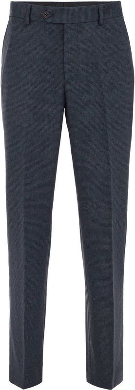 WE Fashion - Slim Fit Pantalon - Donkerblauw - Heren