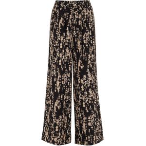 WE Fashion - Wide Leg Pantalon - Met Print - Regular Fit