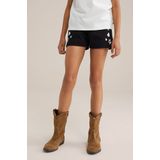 WE Fashion - Sweatshort - Zwart - Korte Broeken
