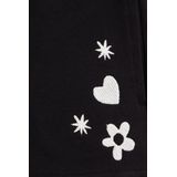 WE Fashion - Sweatshort - Zwart - Korte Broeken