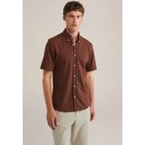 WE Fashion - Overhemd - Katoen/Polyester - Slim Fit - Korte Mouwen