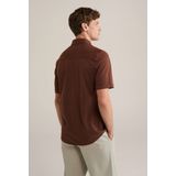 WE Fashion - Overhemd - Katoen/Polyester - Slim Fit - Korte Mouwen