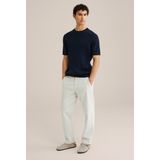 WE Fashion - Regular Fit T-shirt - Heren - Met Structuur