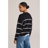 Pullover - Streep - Regular Fit - Ronde Hals - Lange Mouwen
