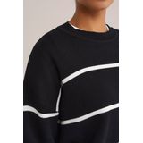 Pullover - Streep - Regular Fit - Ronde Hals - Lange Mouwen