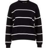 Pullover - Streep - Regular Fit - Ronde Hals - Lange Mouwen