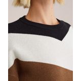 WE Fashion - Dames Gebreide Trui - Zwart - Livaeco Viscose