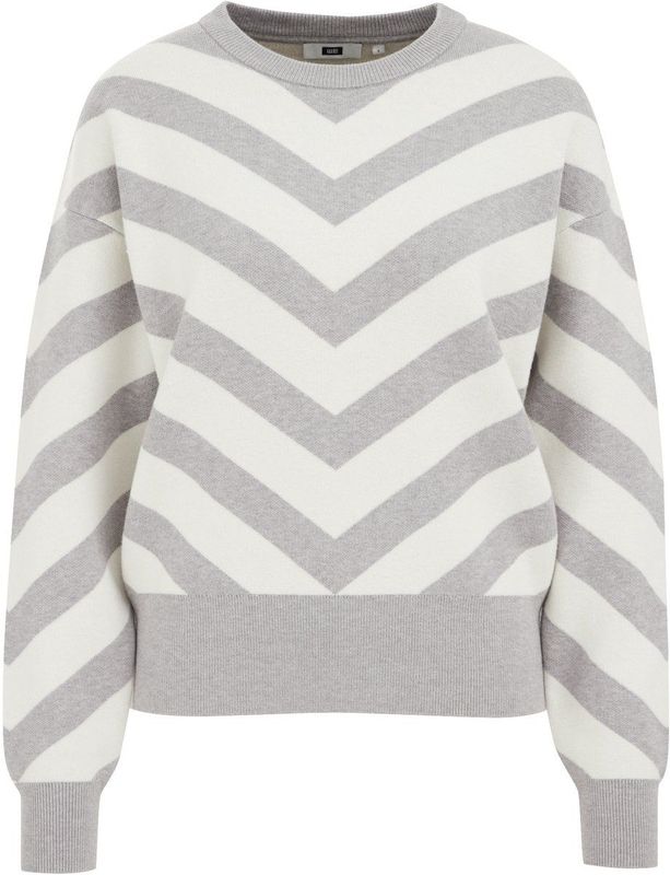 WE Fashion - Dames Gebreide Trui - Grijs - Livaeco Viscose