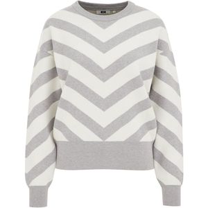 WE Fashion - Dames Gebreide Trui - Grijs - Livaeco Viscose