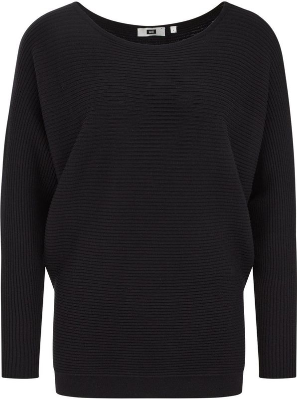 WE Fashion - Dames Trui - Zwart - Regular Fit - Viscose