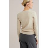 WE Fashion - Gebreid Vest - 100% Biologisch Katoen - Dames