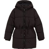 WE Fashion - Lange Gewatteerde Jas - Meisjes - Met Capuchon