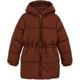 WE Fashion - Lange Gewatteerde Jas - Meisjes - Met Capuchon