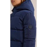 WE Fashion - Lange Gewatteerde Jas - Meisjes - Met Capuchon - Waterafstotend