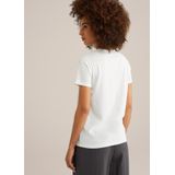 WE Fashion - Dames T-shirt - Wit - Regular fit
