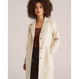 WE Fashion - Tussenmantel - Lichtbeige - Klassieke Mantel