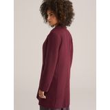 WE Fashion - Tussenmantel - Wijnrood - Klassieke Mantel - Normale Pasvorm