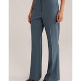 WE Fashion - Tapered Regular Waist Pantalon - Groen