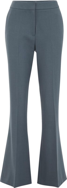 WE Fashion - Tapered Regular Waist Pantalon - Groen