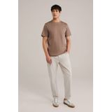 Van Gils - T-shirt - Bruin - Regular Fit - Katoen