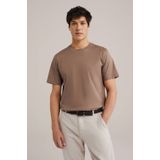 Van Gils - T-shirt - Bruin - Regular Fit - Katoen