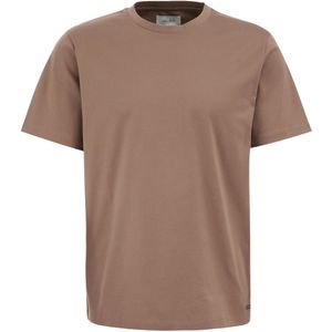 Van Gils - T-shirt - Bruin - Regular Fit - Katoen