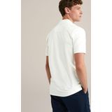 WE Studio - Shirt - Ivoor - Polokraag - Slanke Pasvorm - Kwartmouw