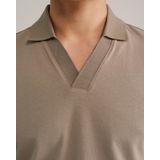 Van Gils - Slim Polo - Bruin