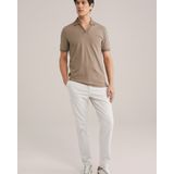 Van Gils - Slim Polo - Bruin