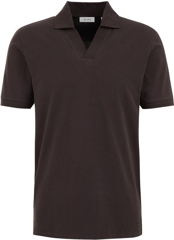 van Gils Shirt  donkerbruin