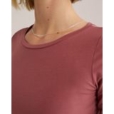 WE Fashion - Top - Zalm - Driekwart Mouwen - Ronde Hals